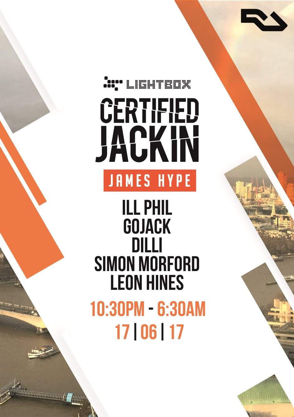 Certified Jackin with James Hype, Ill Phil, Gojack and Many More - フライヤー表