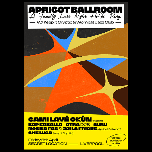 Cami Layé Okún on Apricot Ballroom Soundsystem - フライヤー表