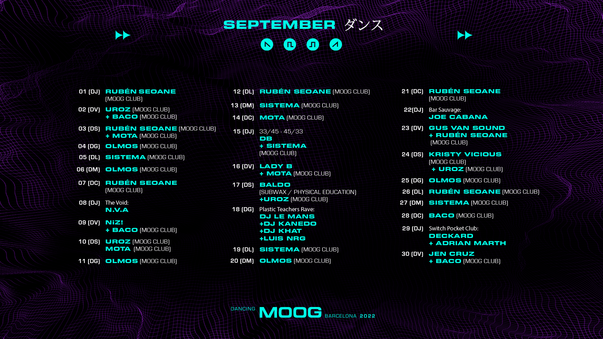 Electronic Bars The Void Jerry Dandridge + uroz (MOOG Club) at Moog Club, Barcelona