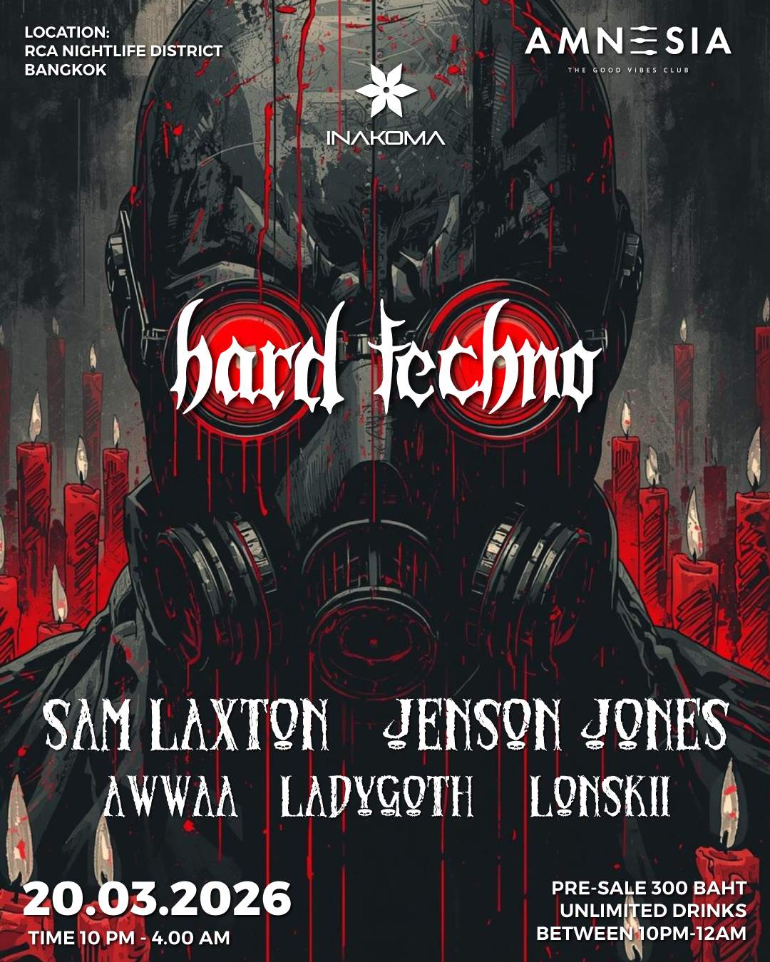 300B UNLIMITED BEER - Hard Techno - Hard Dance Ft LonSkii at Amnesia ...