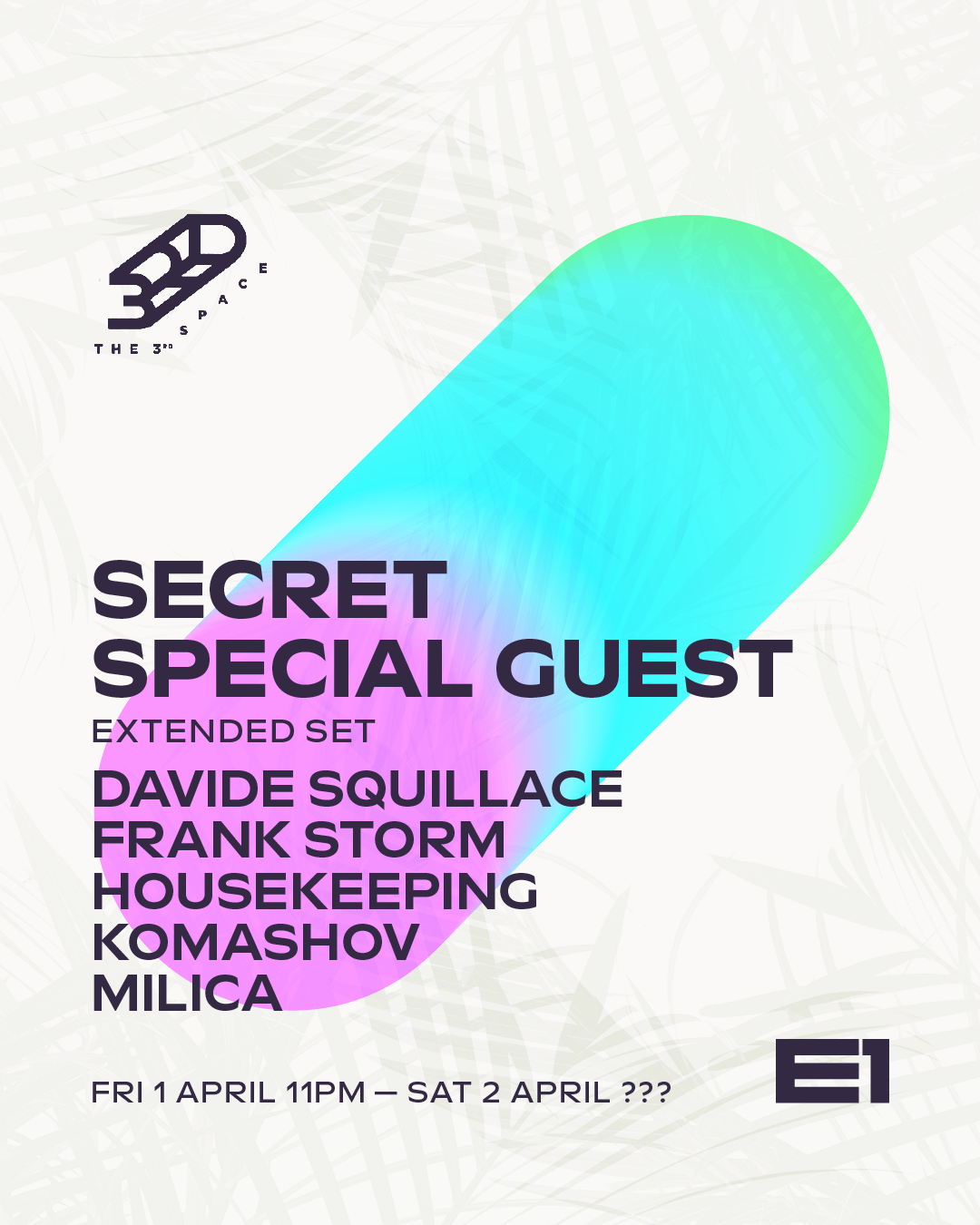 14 HR PARTY: Secret Special Guest, Davide Squillace + more - フライヤー表