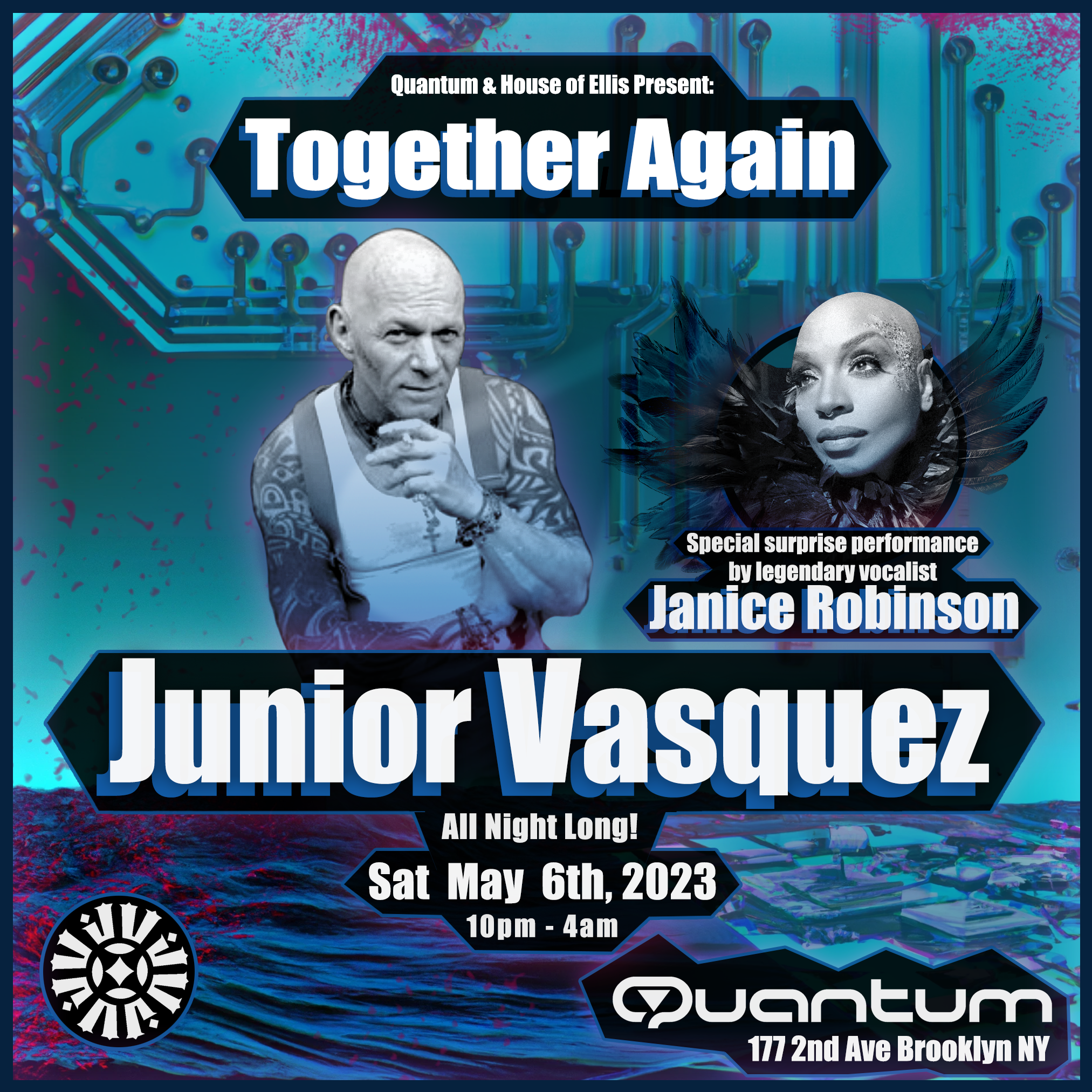 Together Again: Junior Vazquez - フライヤー表