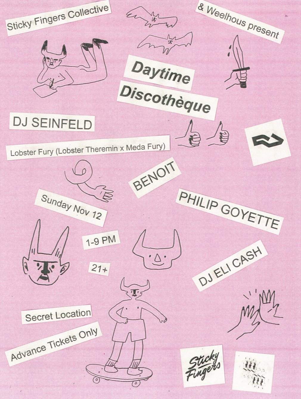 Daytime Discothèque Feat. Dj Seinfeld with Benoit, Philip Goyette, Dj Eli Cash - Página frontal