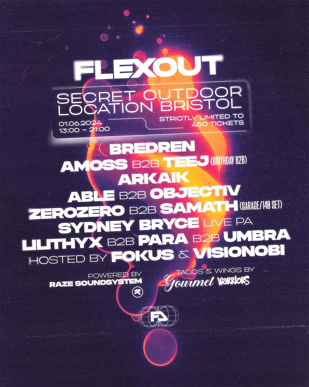 Flexout Bristol - フライヤー表