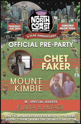 North Coast Pre Party with Mount Kimbie - Página frontal