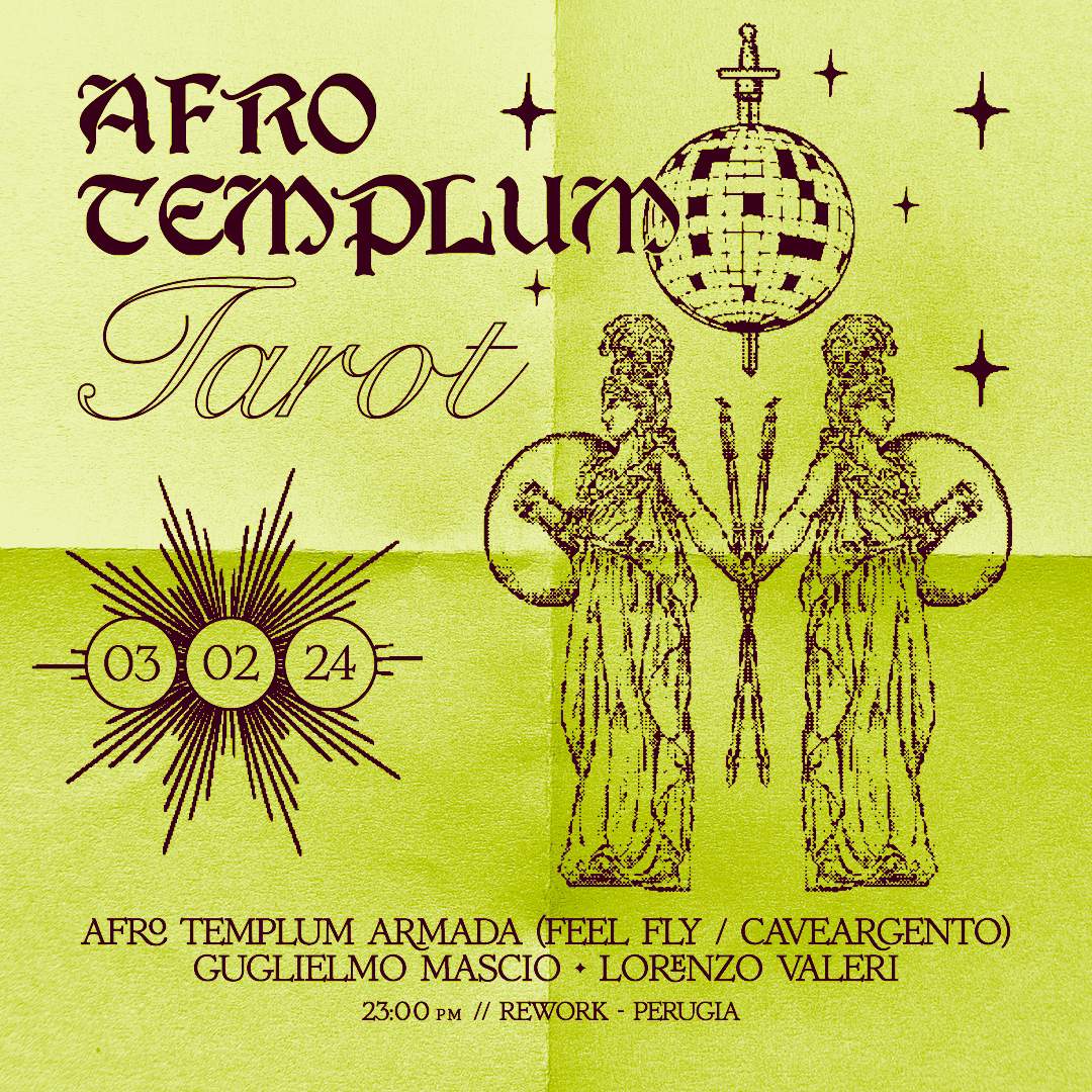 Afro Templum Tarot 〶 2 - フライヤー裏