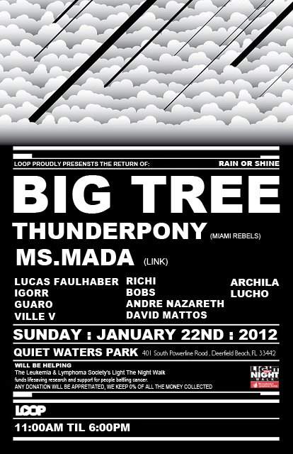 Loop Proudly presents The Return Of Big Tree - フライヤー表