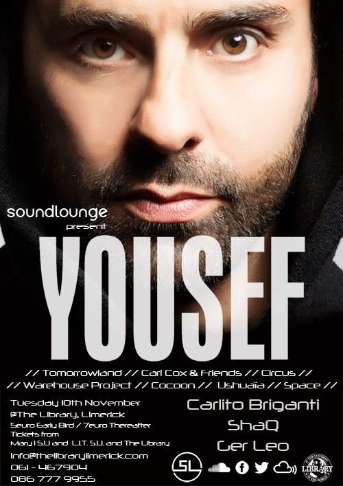 Soundlounge Pres Yousef - Página frontal