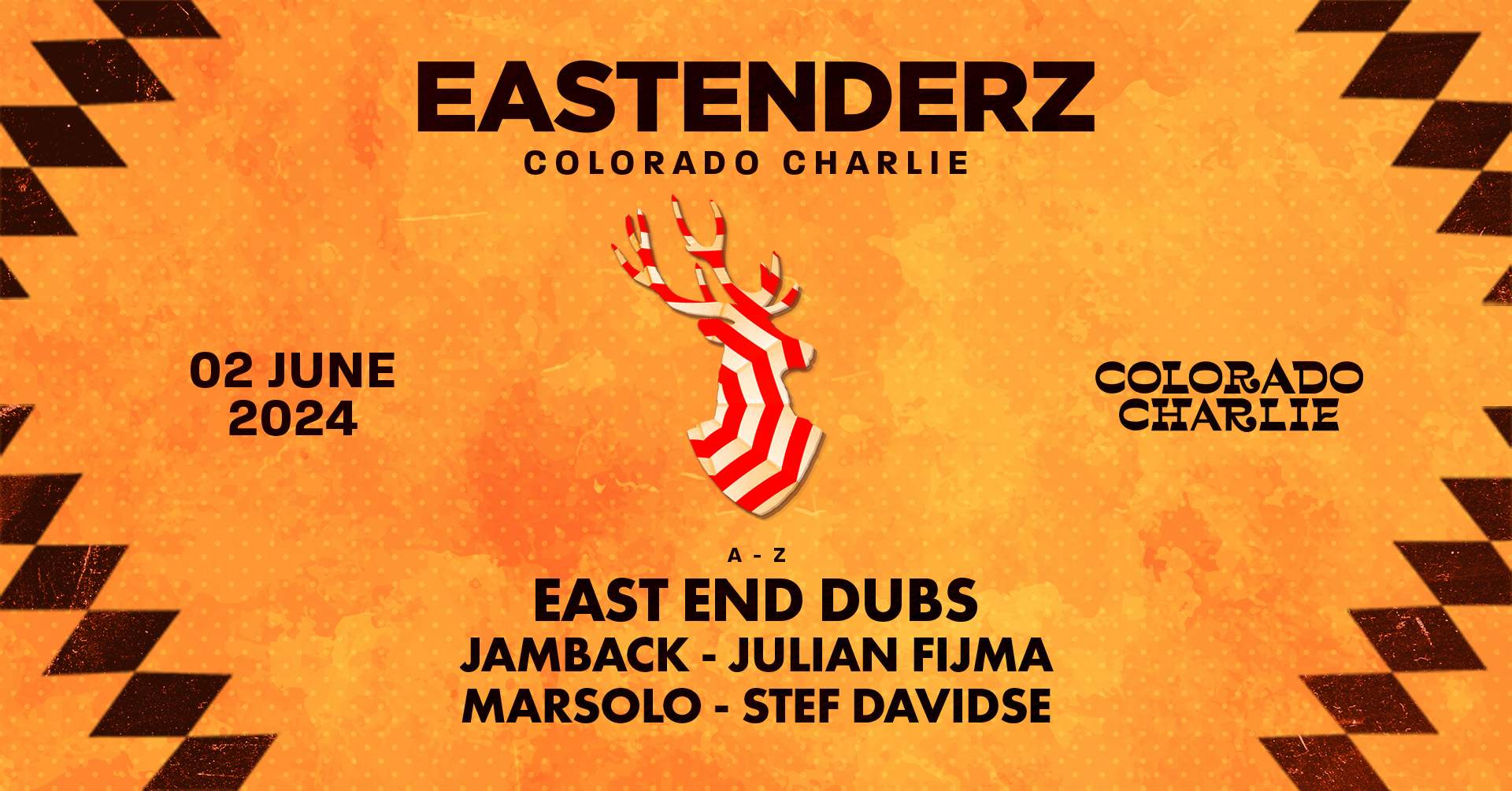 Eastenderz at Colorado Charlie [SOLD OUT] - フライヤー表