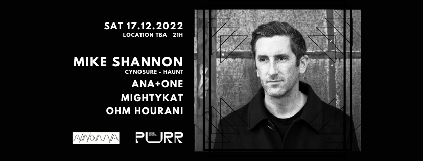 Purr Club Social & Anoma presente Mike Shannon, Ana+One, MightyKat & Ohm Hourani - Página frontal