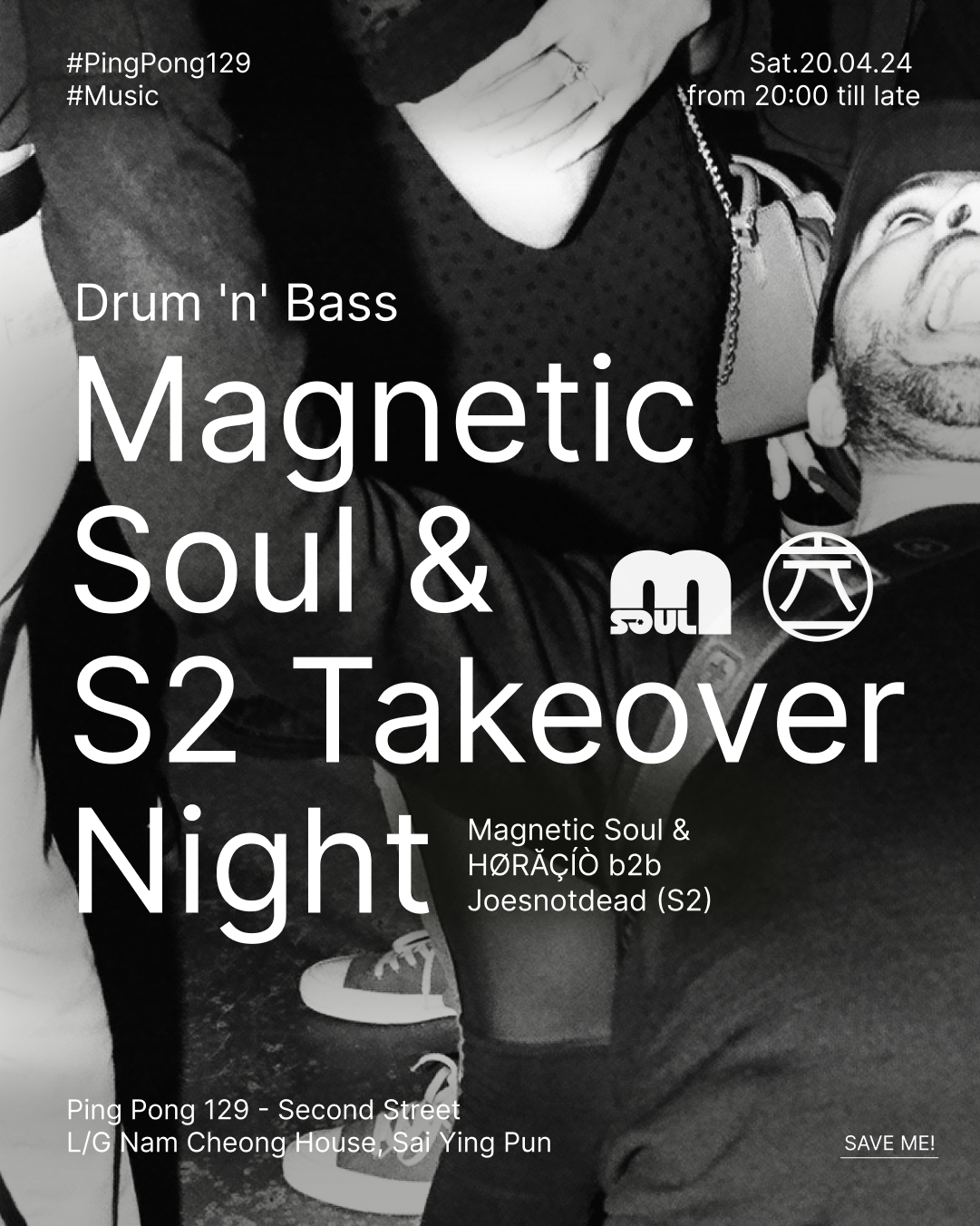 Magnetic Soul & S2 - Take over night - Página frontal