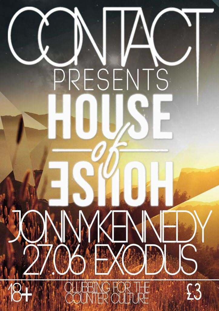 Contact presents: House of House - Página frontal