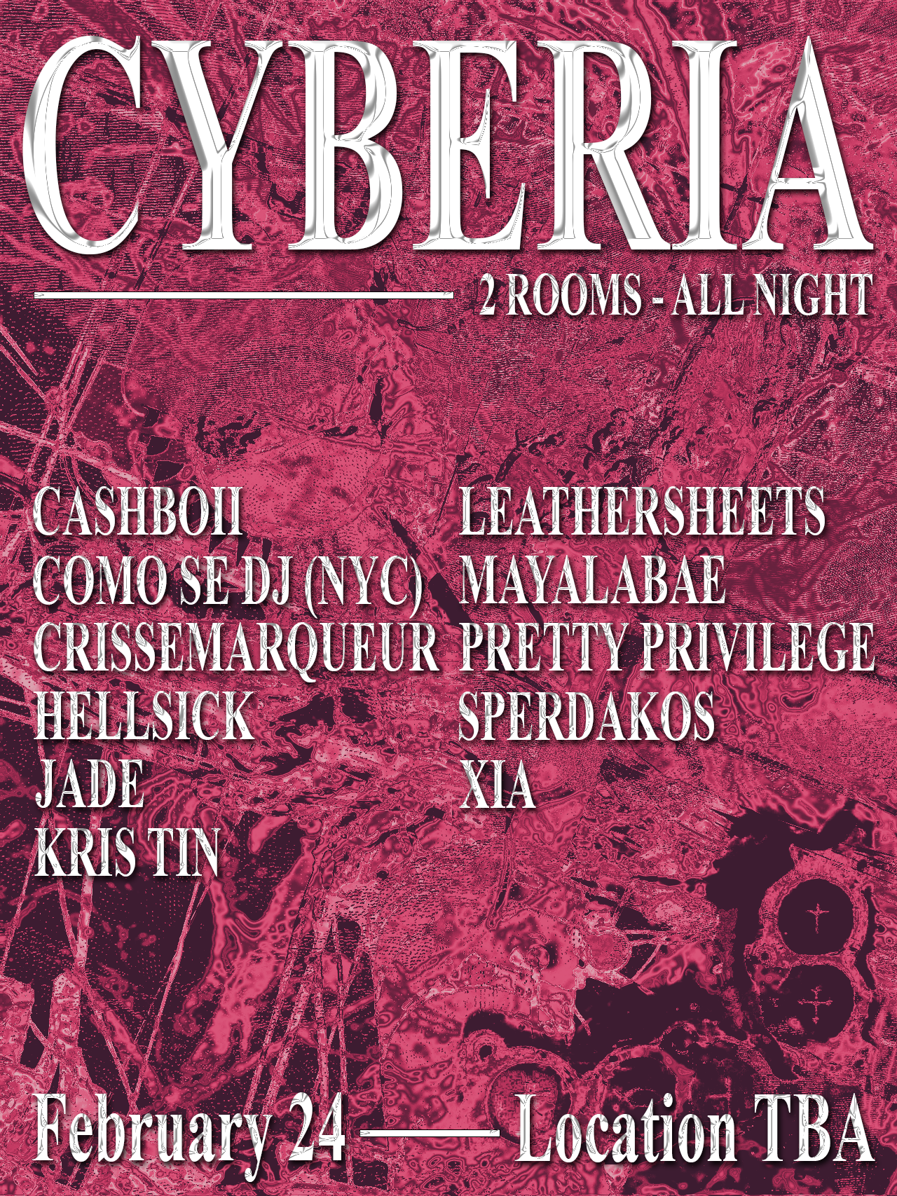 Cyberia - フライヤー表