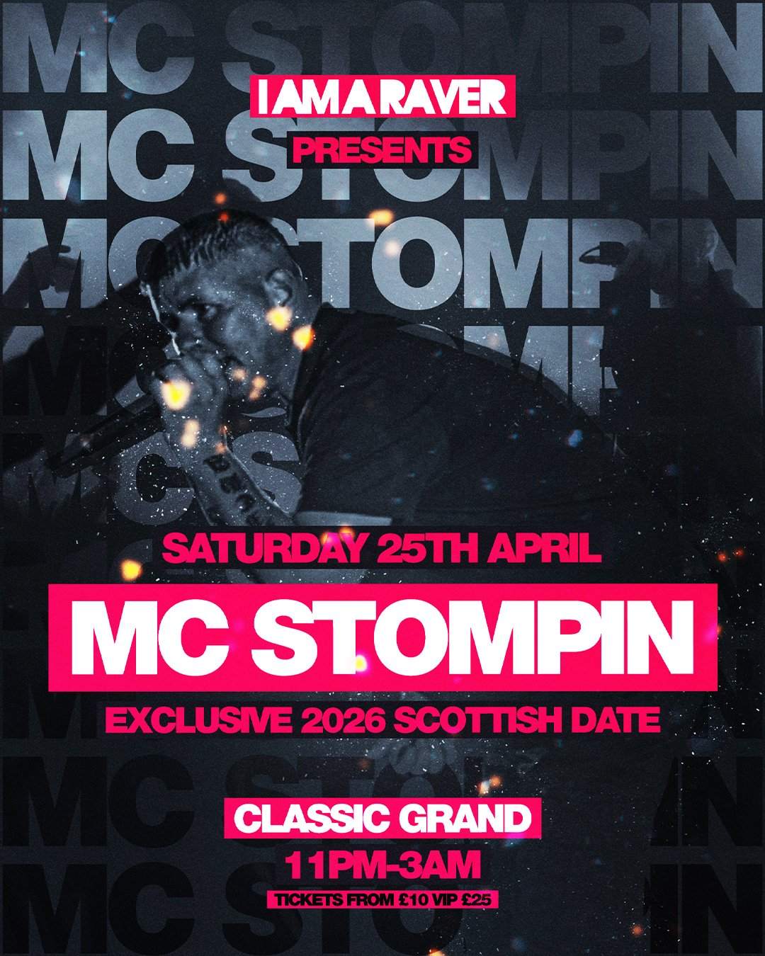 MC Stompin *Exclusive 2026 Scottish Date* at The Classic Grand, Glasgow