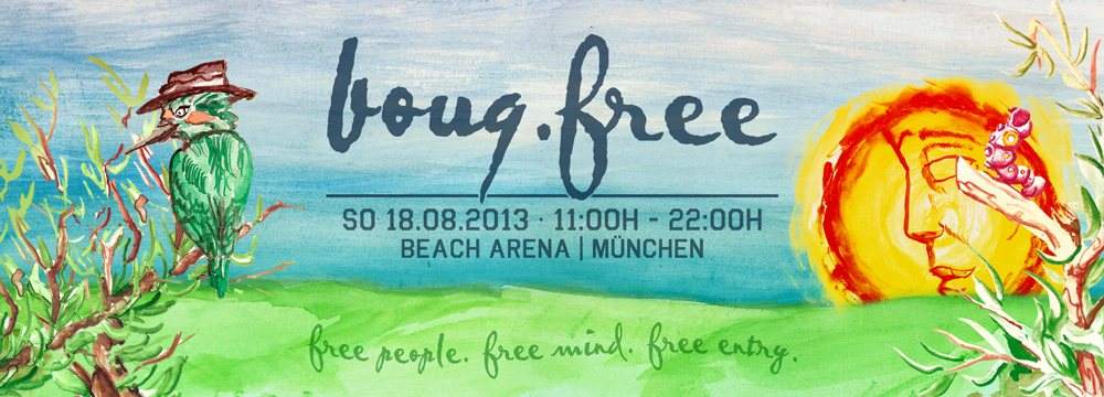 Bouq.Free Open Air - フライヤー表