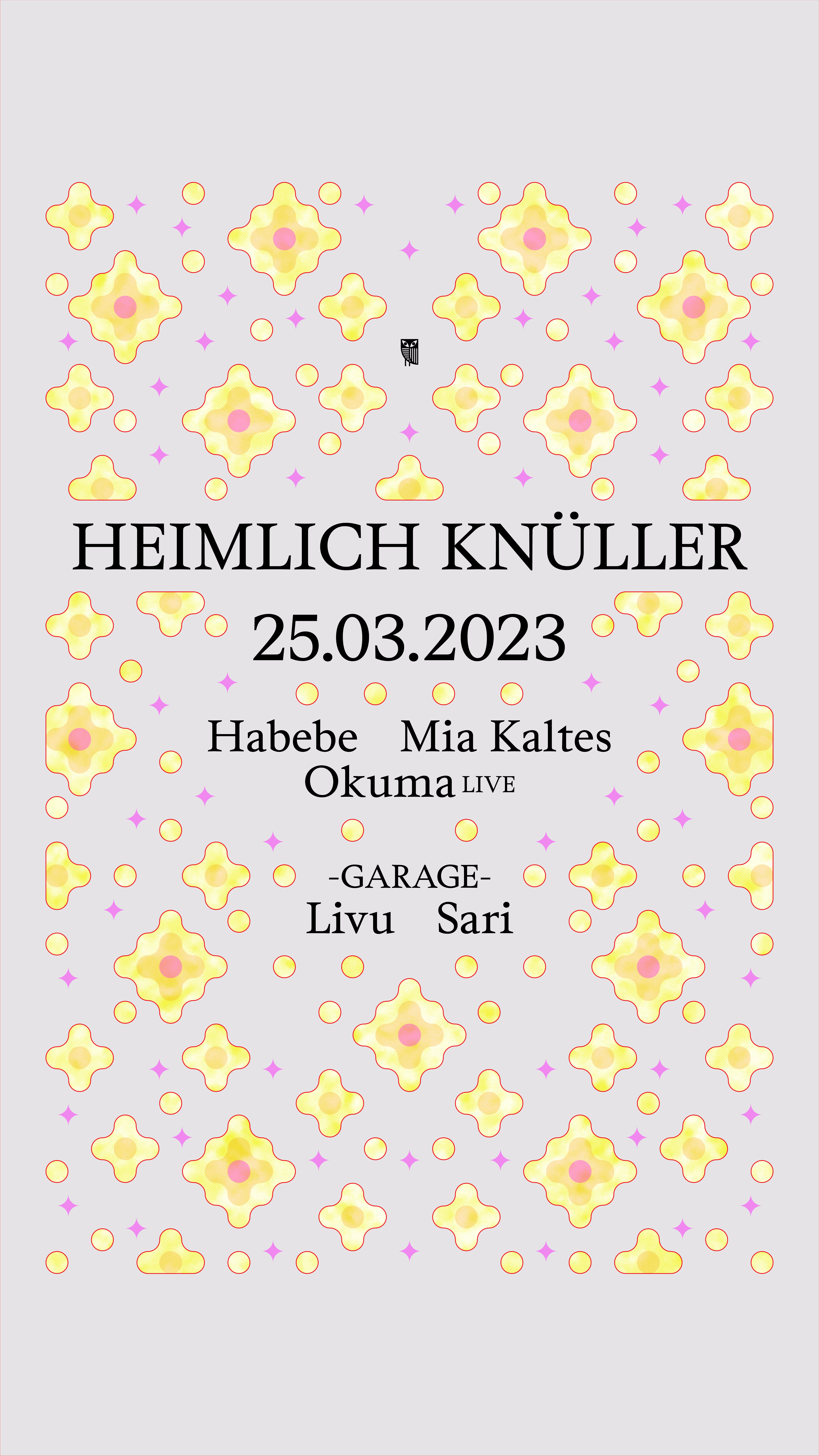 Heimlich Knüller - フライヤー表