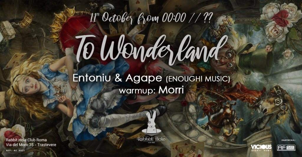 To Wonderland - フライヤー表