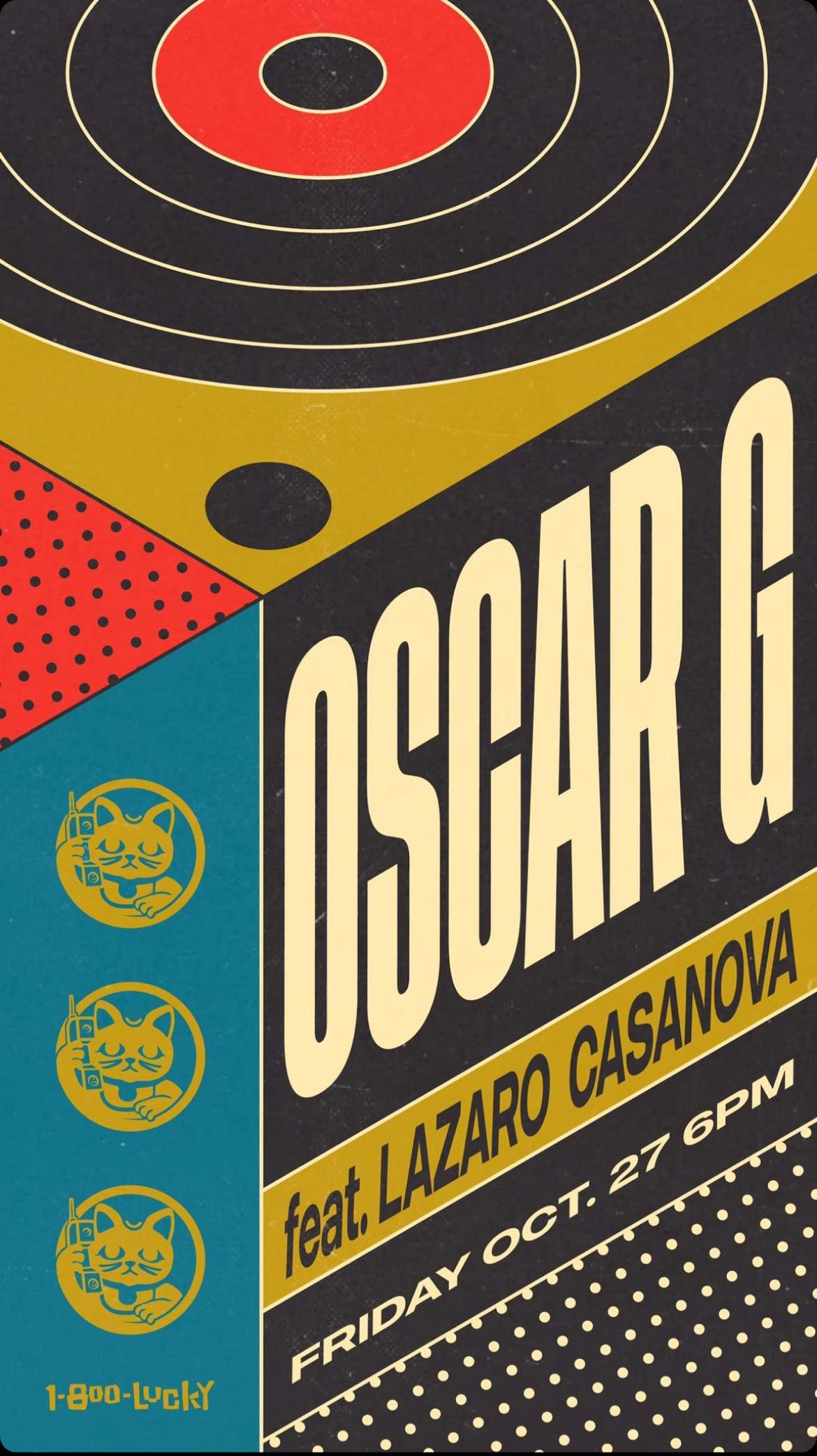 Oscar G feat. Lazaro Casanova - フライヤー表