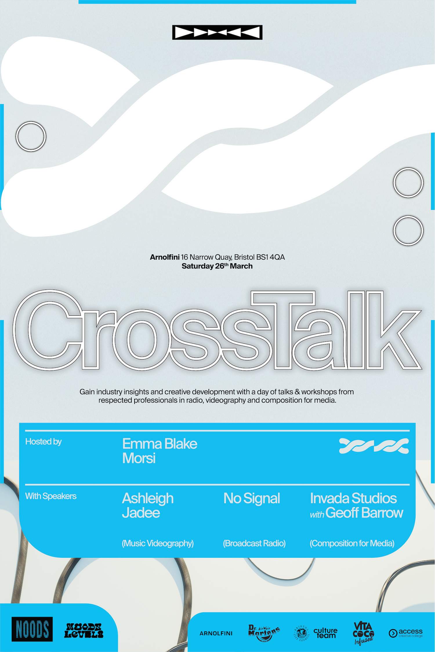 Crosstalk: Creative Industry Talks & Workshops - Página frontal