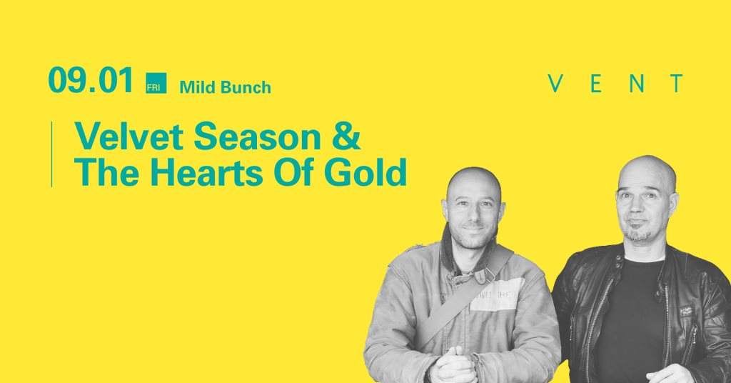 Velvet Season & the Hearts of Gold presented by Mild Bunch - フライヤー表
