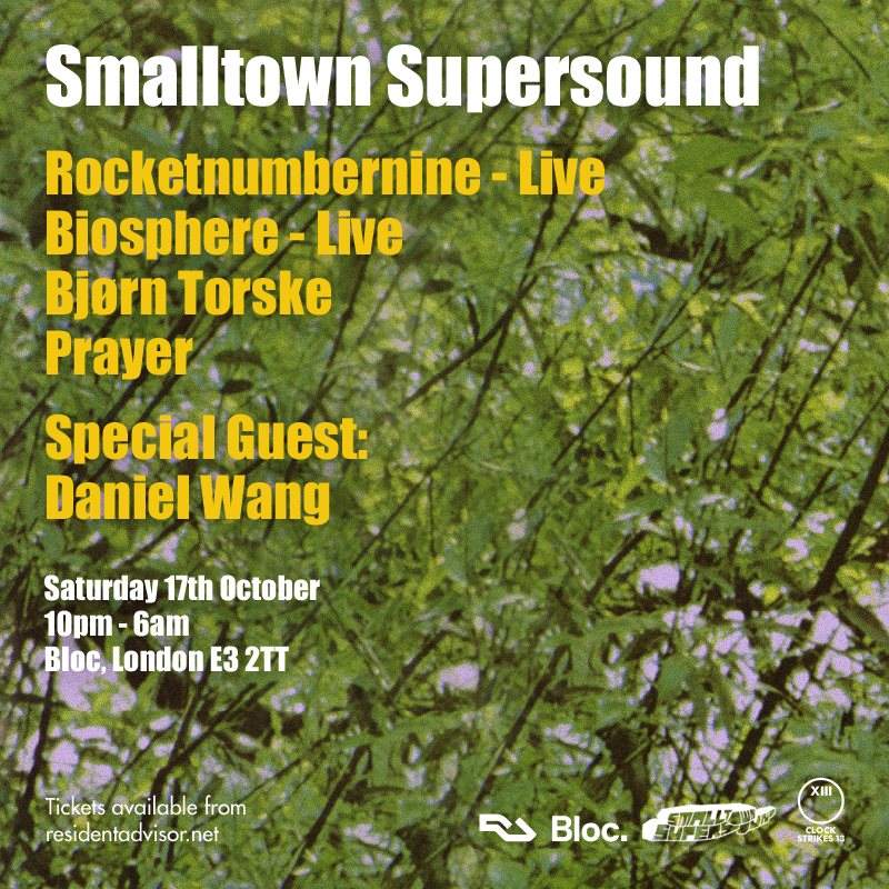 Cs13: Smalltown Supersound with Rocketnumbernine, Biosphere, Daniel Wang, Bjorn Torske - Página frontal