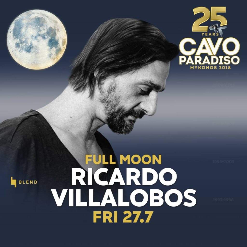Blend & Full Moon with Ricardo Villalobos & Support From Stathis Lazarides - フライヤー表