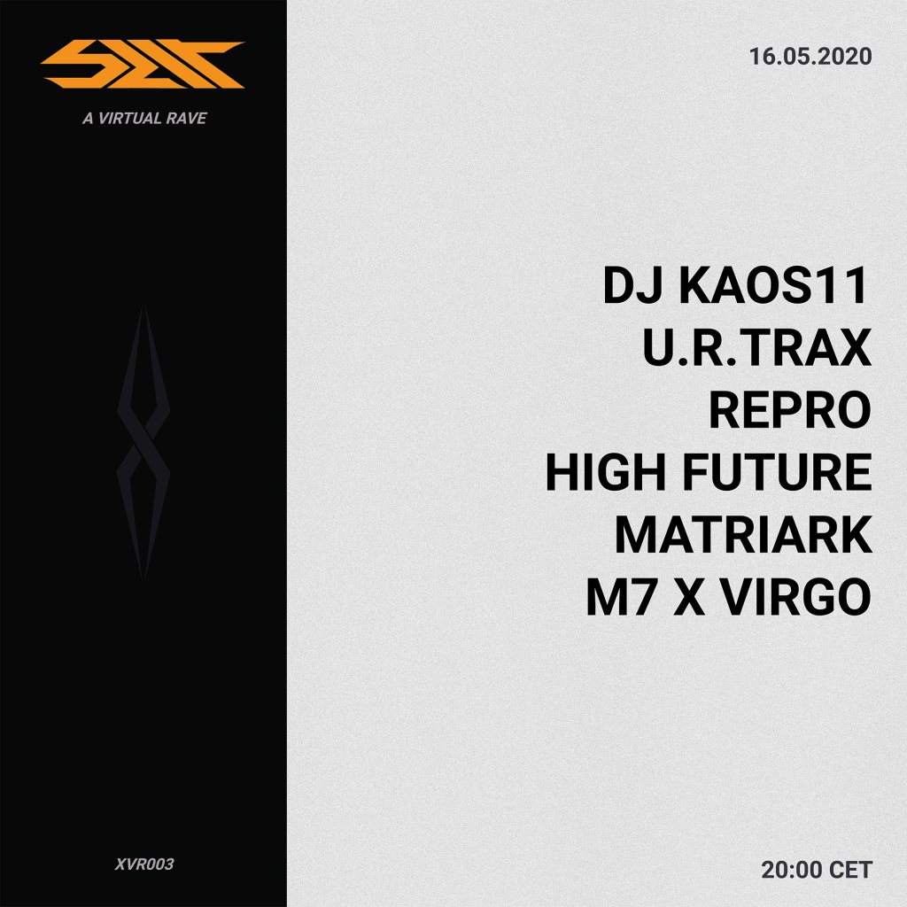 Slit - A Virtual Rave Feat. DJ Kaos11, U.R.Trax, Repro, High Future and More - Página frontal