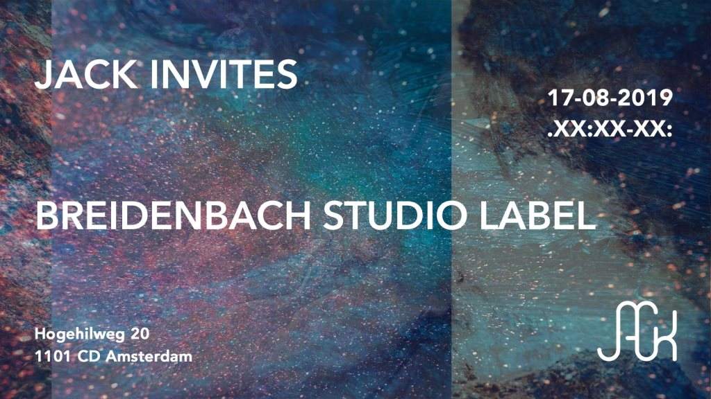 Jack Invites Breidenbach Studio Label - Página frontal