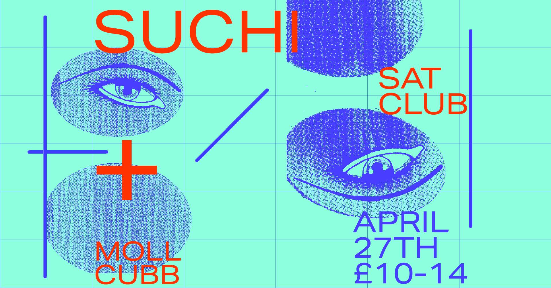 SUCHI + Moll Cubb - フライヤー表