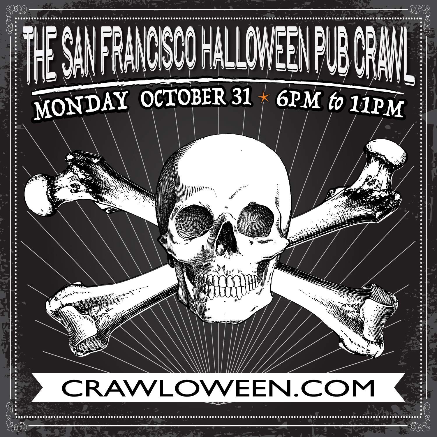 Pup Crawl & Costume Contest flyer