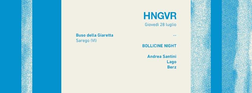 Hngvr with Bollicine Night - Página frontal