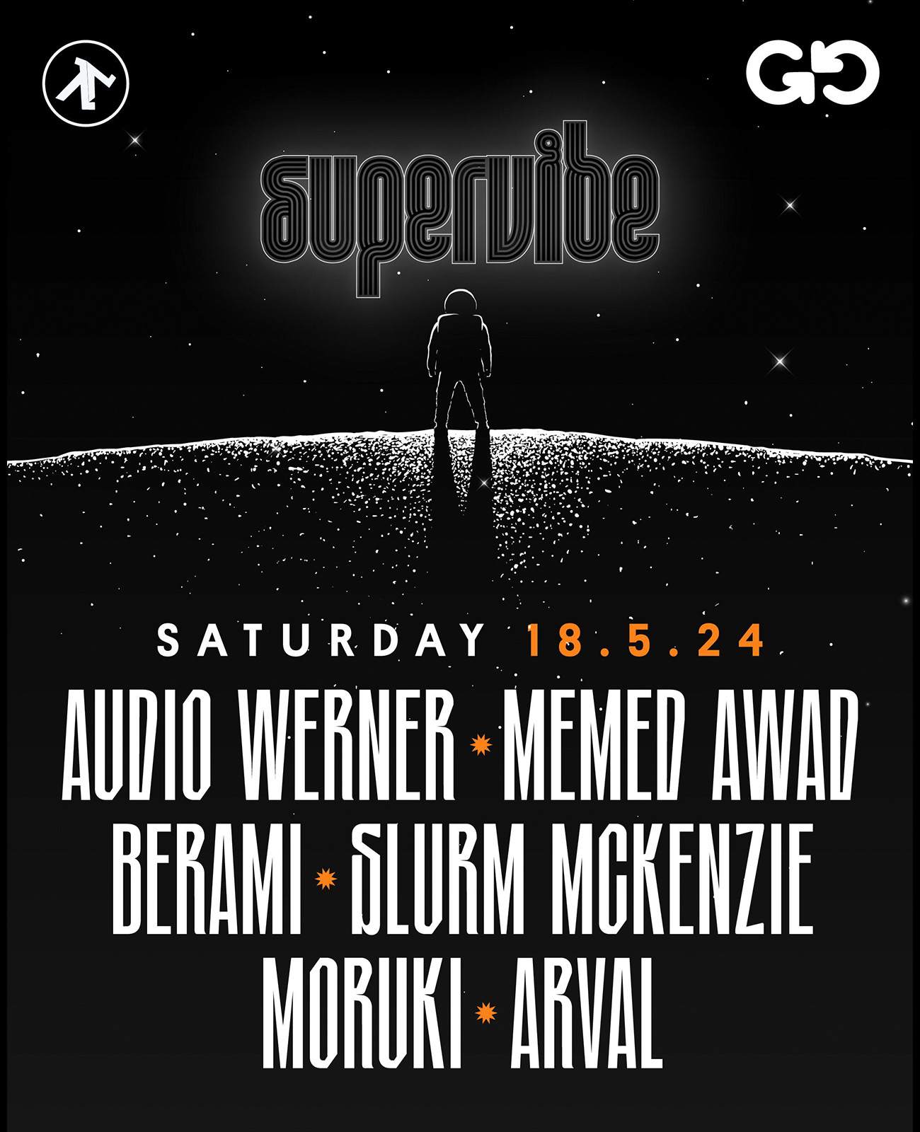 Supervibe invites Audio Werner - Página frontal