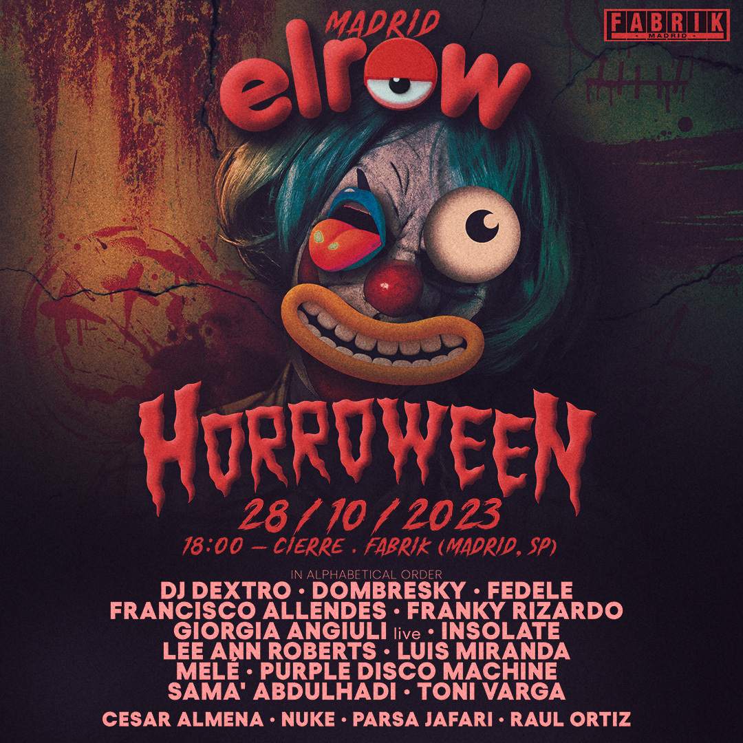 elrow Halloween - フライヤー表
