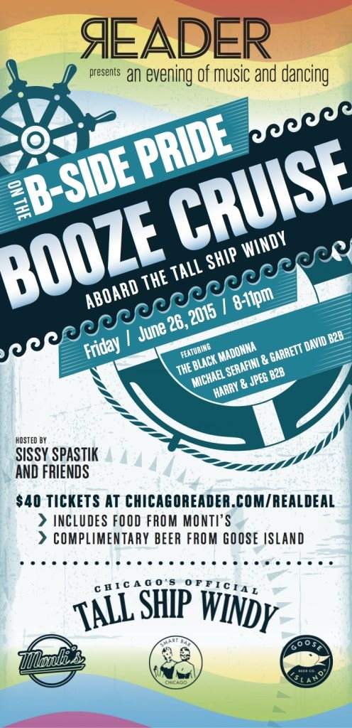 Chicago Reader B Side Pride Booze Cruise with The Black Madonna