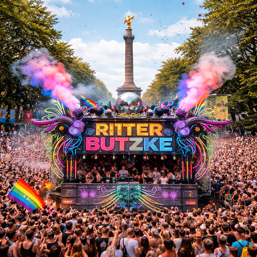 Ritter Butzke x House of Rave Float at Rave the Planet bei Straße des ...