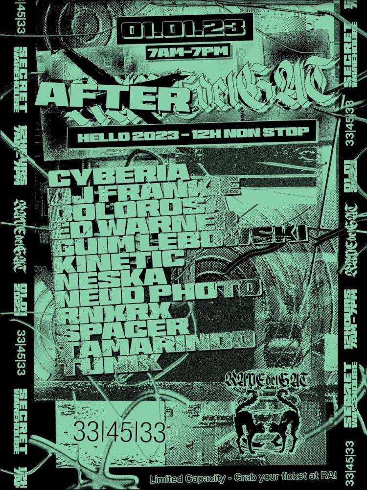 AFTER del Gat - Hello 2023 - 12 hour non stop rave - - Página frontal