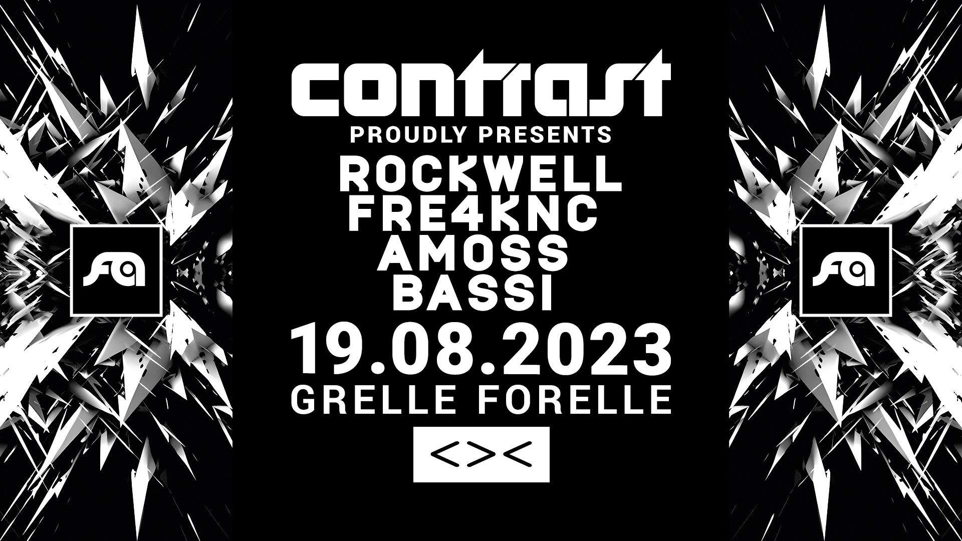 Contrast x Flexout: Rockwell, Fre4knc, Amoss & More - フライヤー表