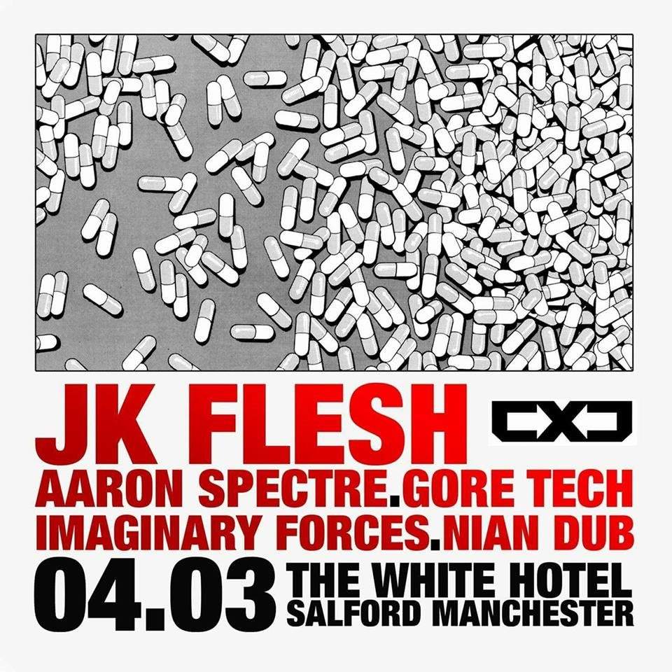 EXE Label Night with JK Flesh / Aaron Spectre - Página frontal