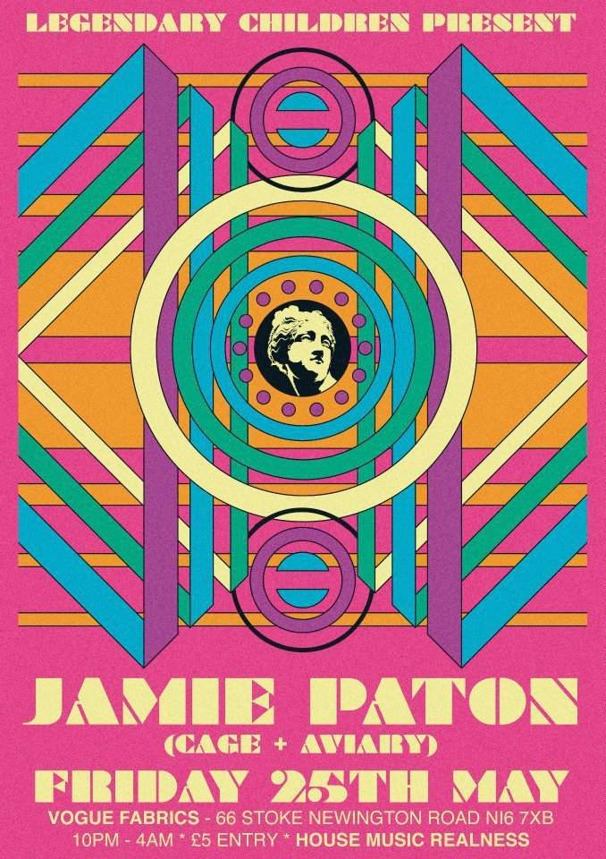 Legendary Children present Jamie Paton (Cage & Aviary) - Página frontal