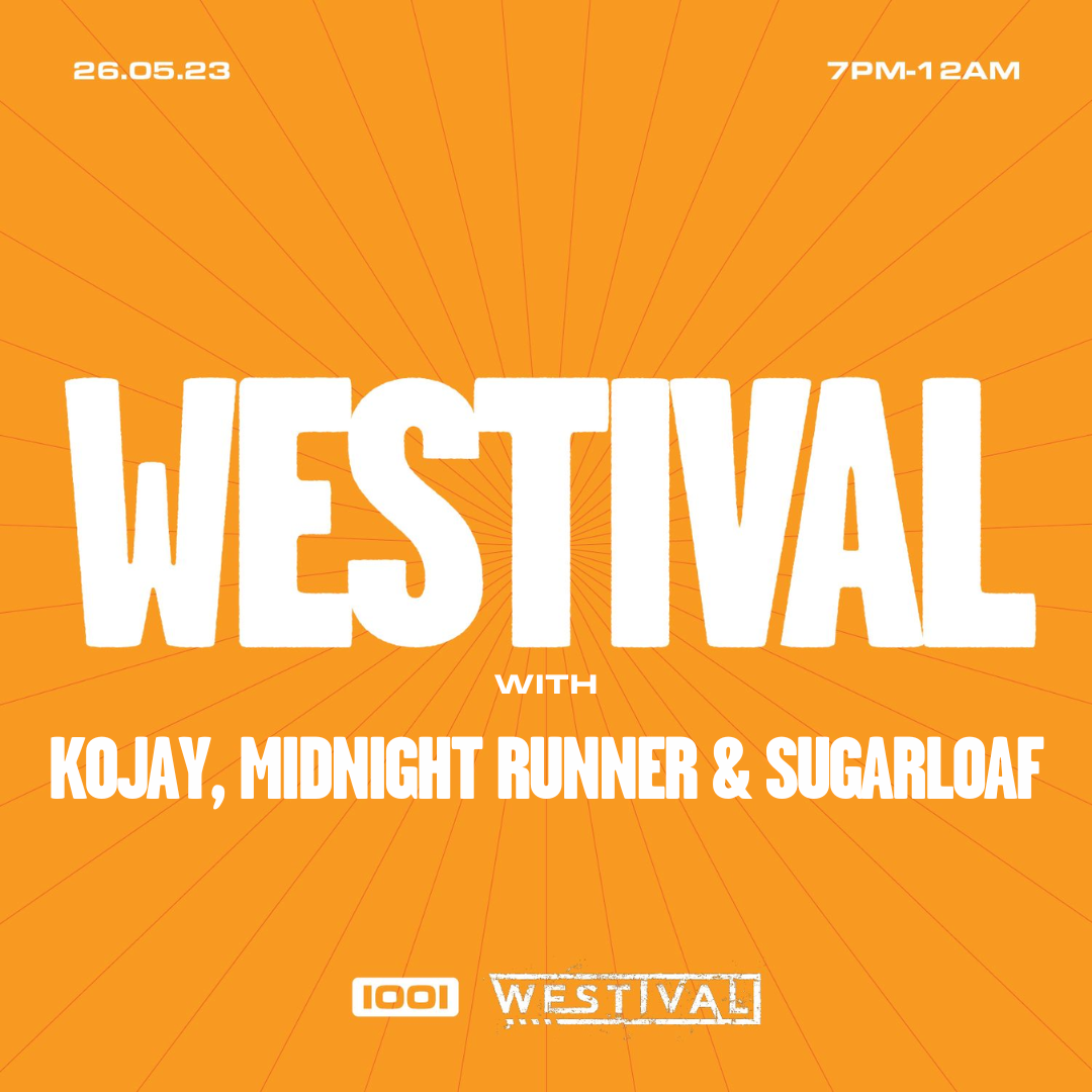 Westival Takeover with Kojay, Midnight Runner & SUGARLOAF - Página trasera