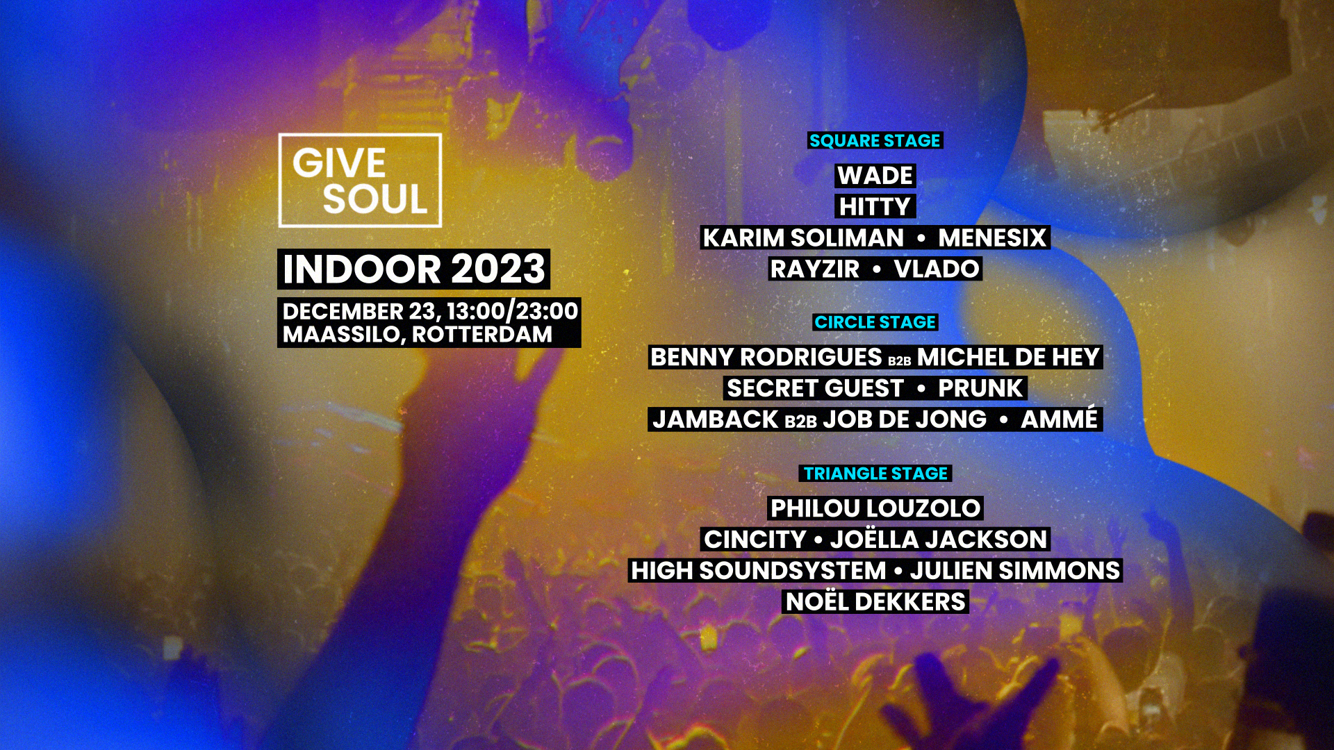 Give Soul Indoor 'Closing 2023' - フライヤー表