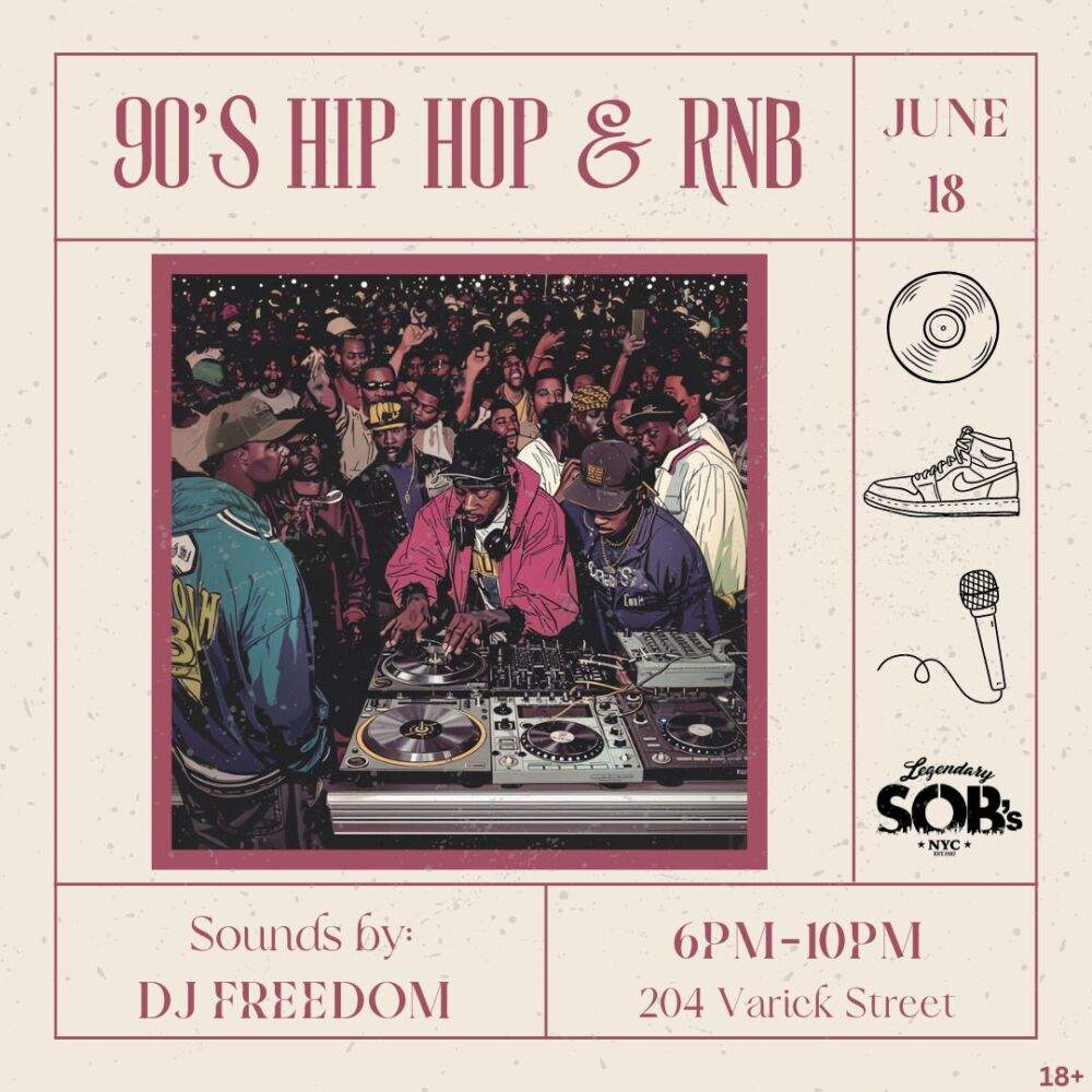 90's Hip Hop & R&B party en SOBs, New York City