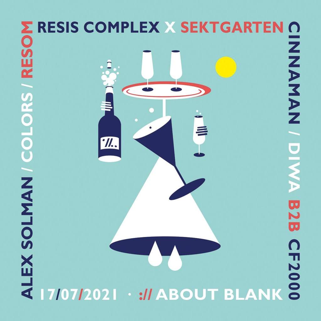 Resis Complex x Sektgarten - フライヤー表