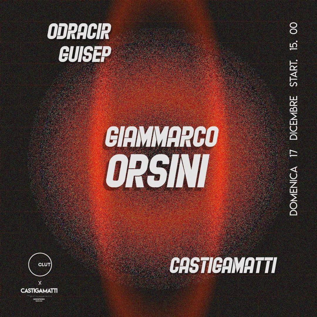 Castigamatti pres. Giammarco Orsini - フライヤー裏