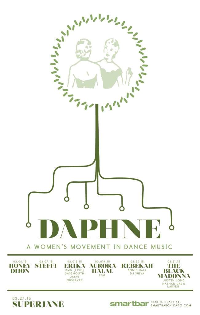 Daphne: A Women's Movement in Dance Music Welcomes Planet Chicago with Erika (Live), BMG - Página frontal