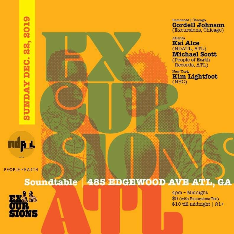 Excursions: Atlanta 2019 - Página frontal