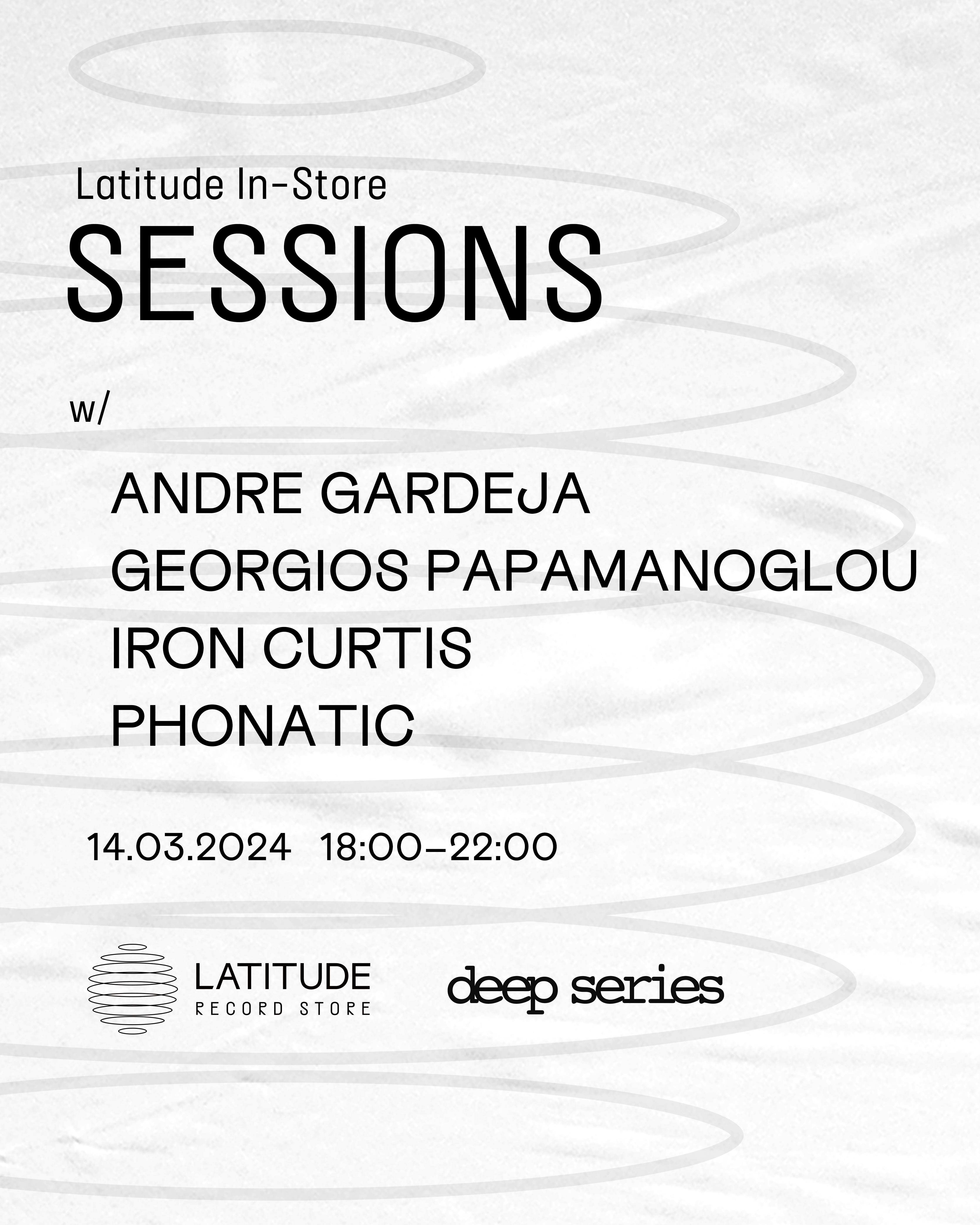 Latitude In-Store Sessions with Deep Series - フライヤー表