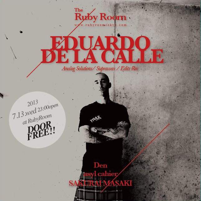 Eduardo De La Calle - Japan Tour - フライヤー表
