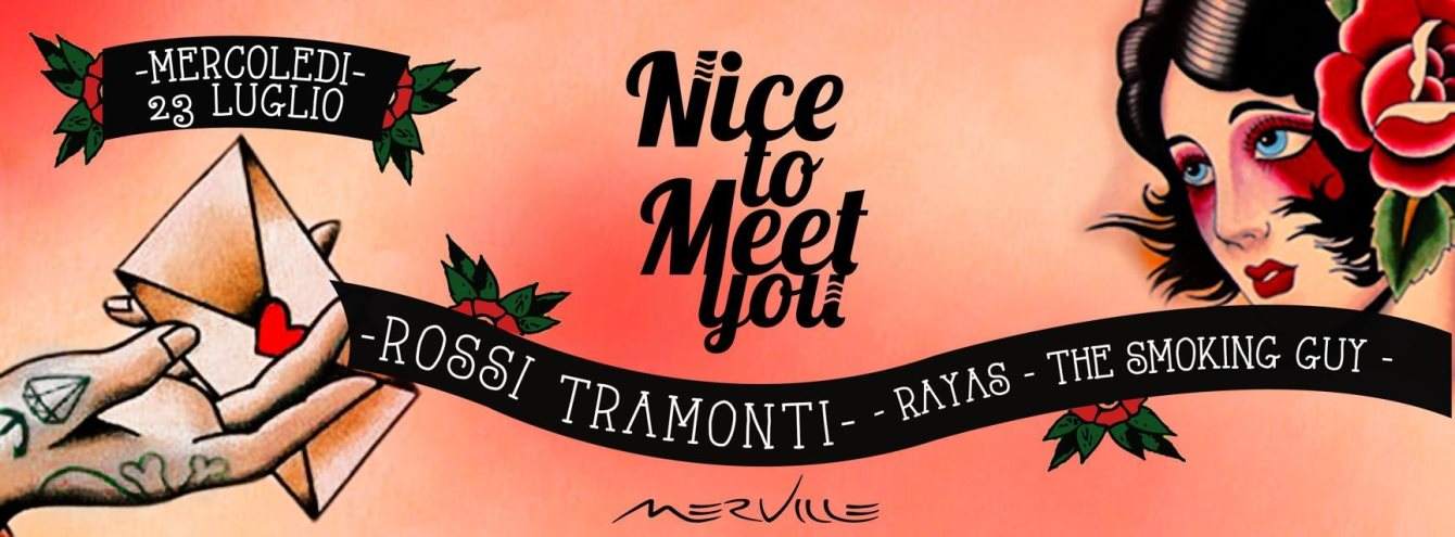Nice to Meet you - フライヤー表