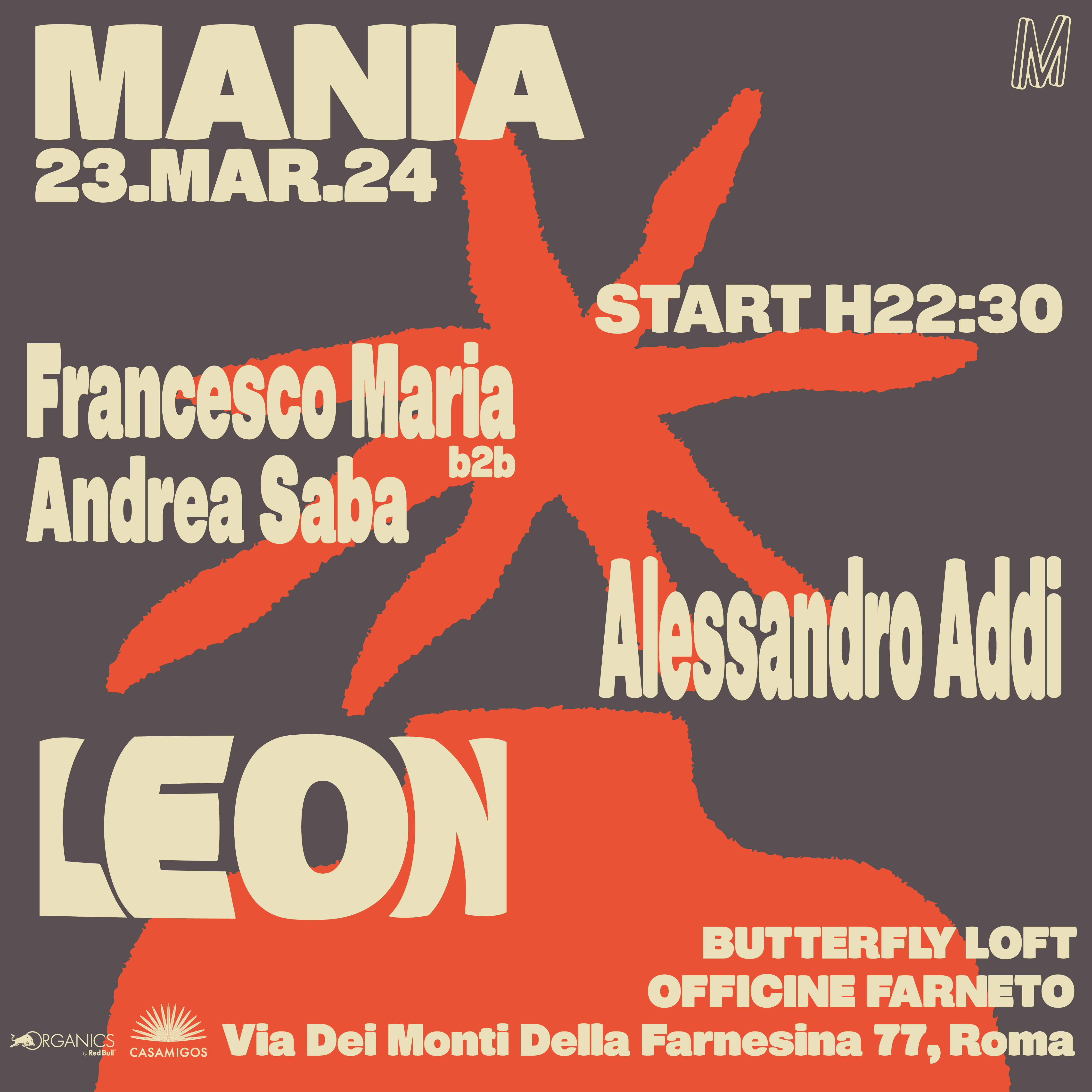 Mania invites Leon - Página frontal
